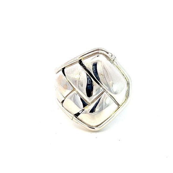 John Hardy Estate Woven Bamboo Style Ring 7.25 Silver JH75 - Picture 1 of 7